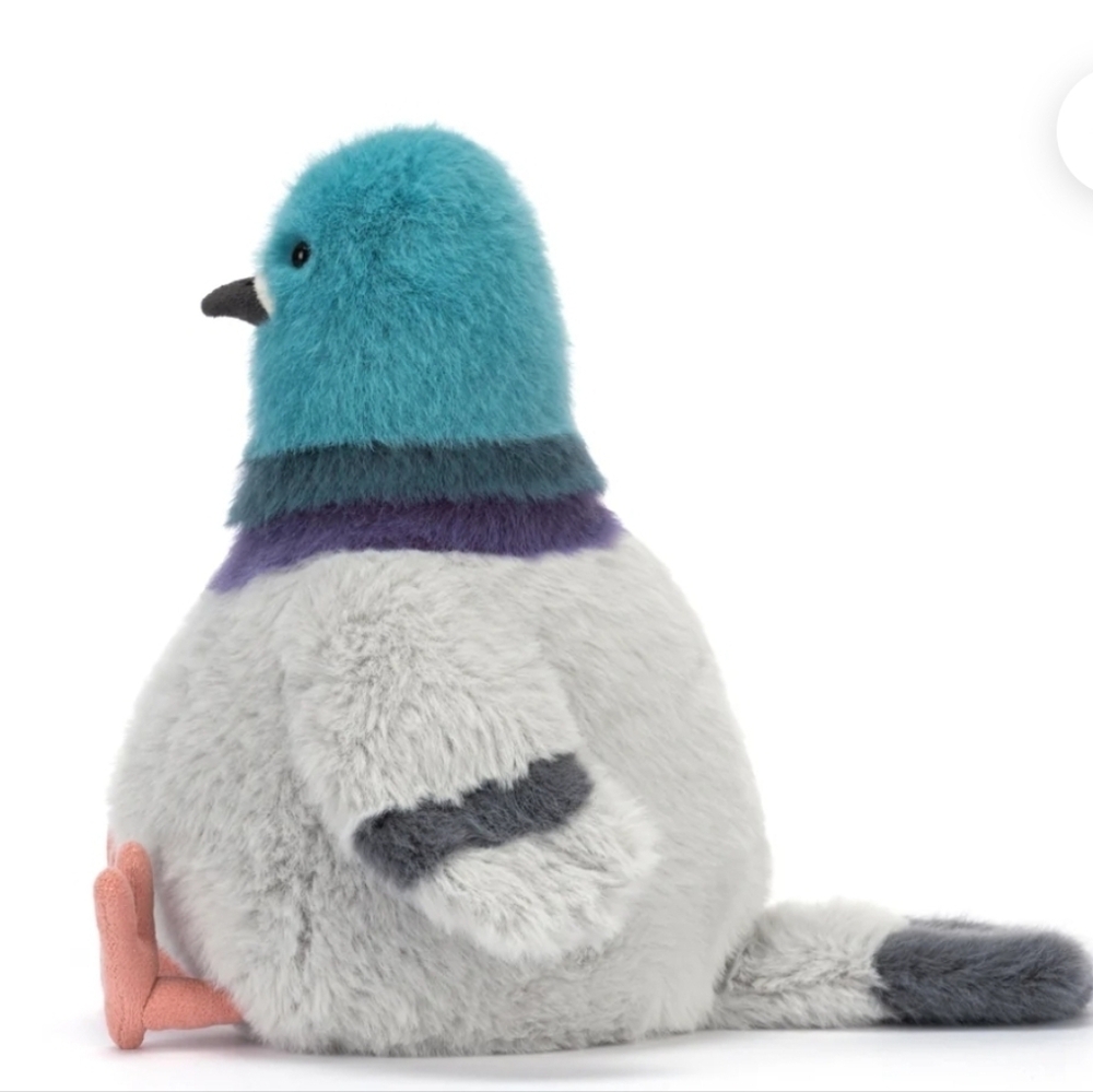 Jellycat Strutton Pigeon 8.1in x 4.7in x 5.5" Soft & Plush BNWT Authentic - Picture 4 of 8